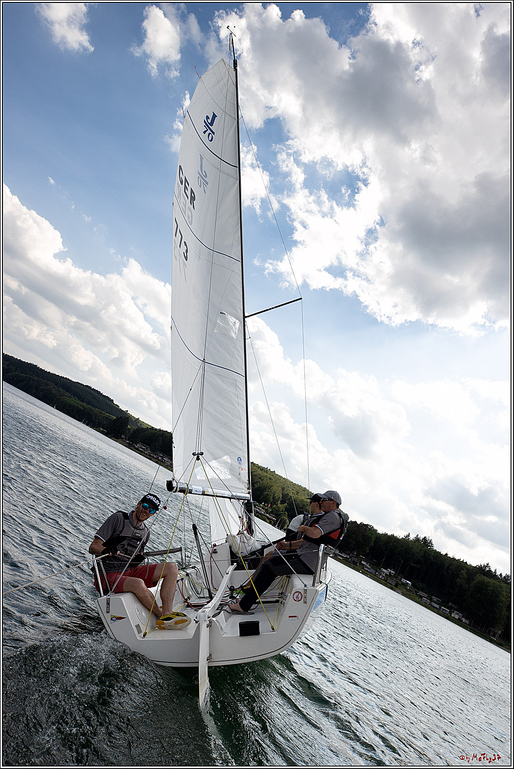 J70 - WOODLAND, 12.06.2021 Segelboot; Segeln; Woodland; Spinnaker; J70; Sorpesee; Sauerland